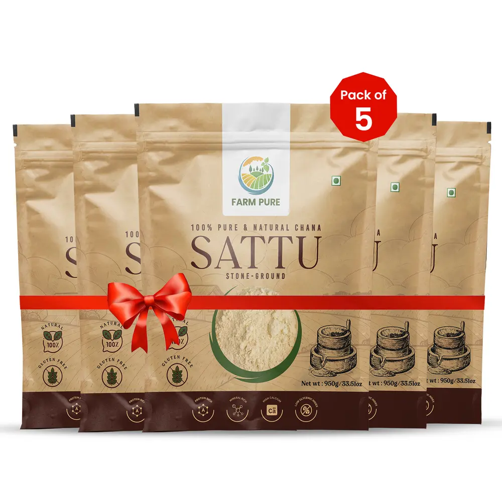 Chana Sattu Powder 450g x 5 Packs image